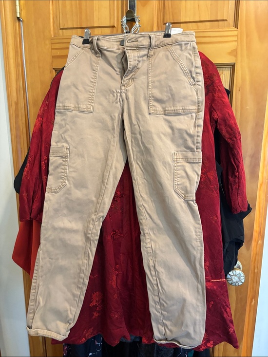 Banana Republic Pants - Banana Republic Beige Straight-Leg Utility Pants